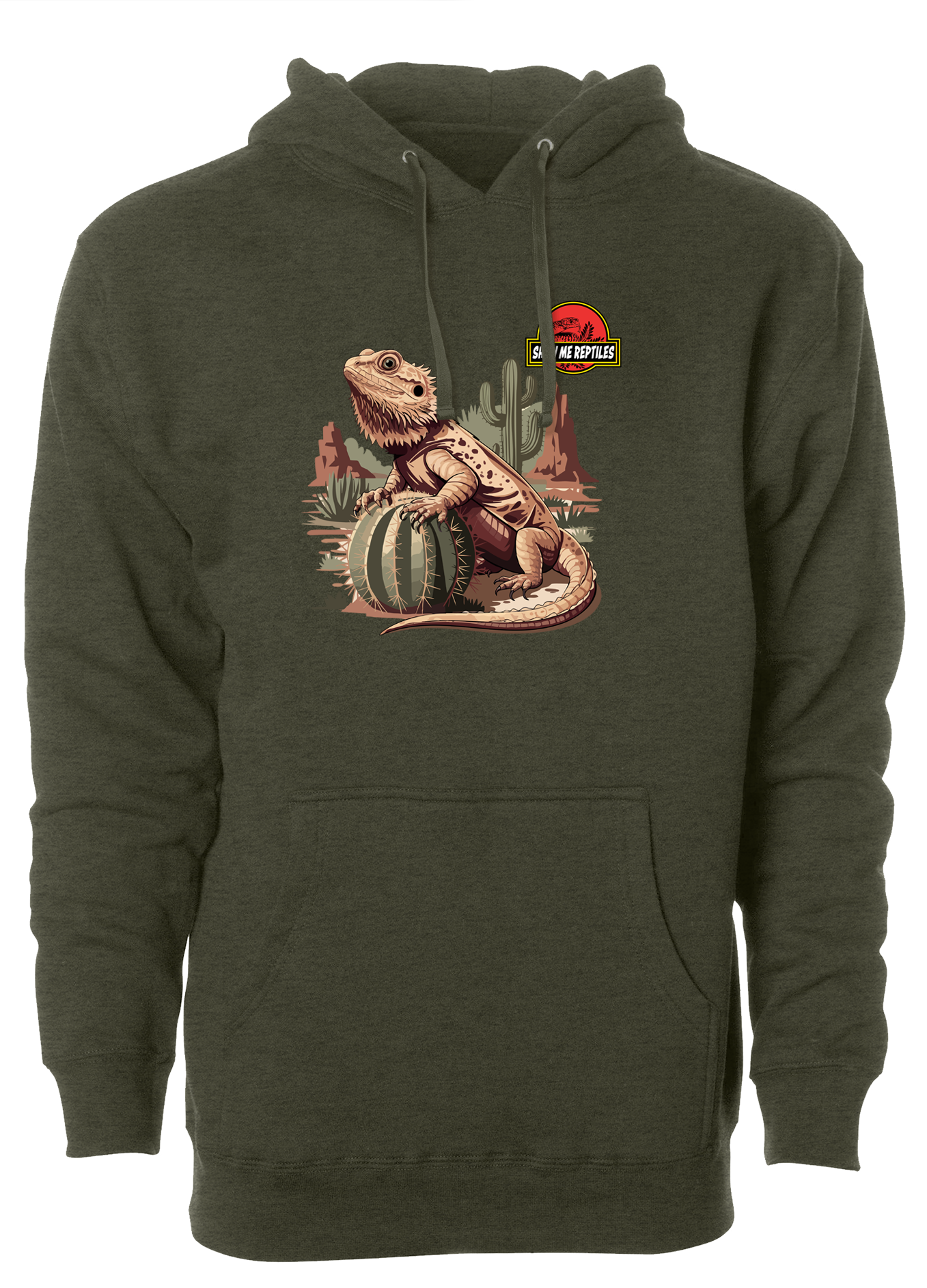 Show Me Reptiles Bearded Dragon Desert Hoodie