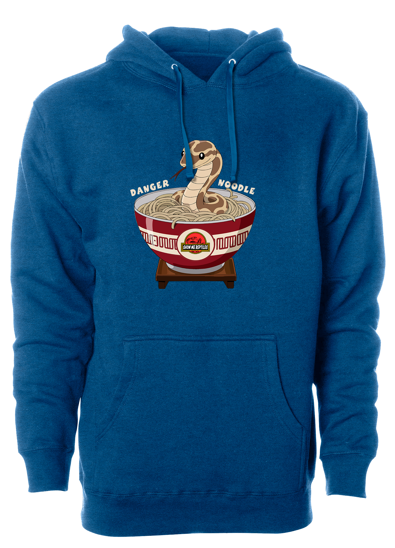 show me reptile show reptiles hoodie sweatshirt shirt danger noodle snake funny meme asian royal blue