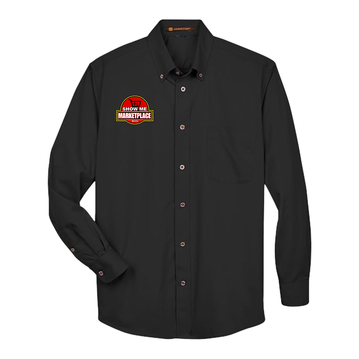 MARKETPLACE Employee Show Me Reptiles Dress Shirt Long Sleeve