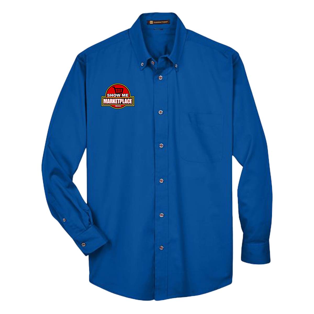 MARKETPLACE Employee Show Me Reptiles Dress Shirt Long Sleeve
