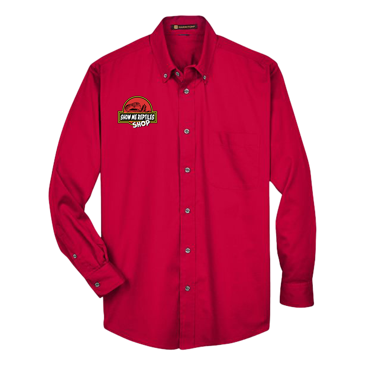SHOP Employee Show Me Reptiles Dress Shirt Long Sleeve