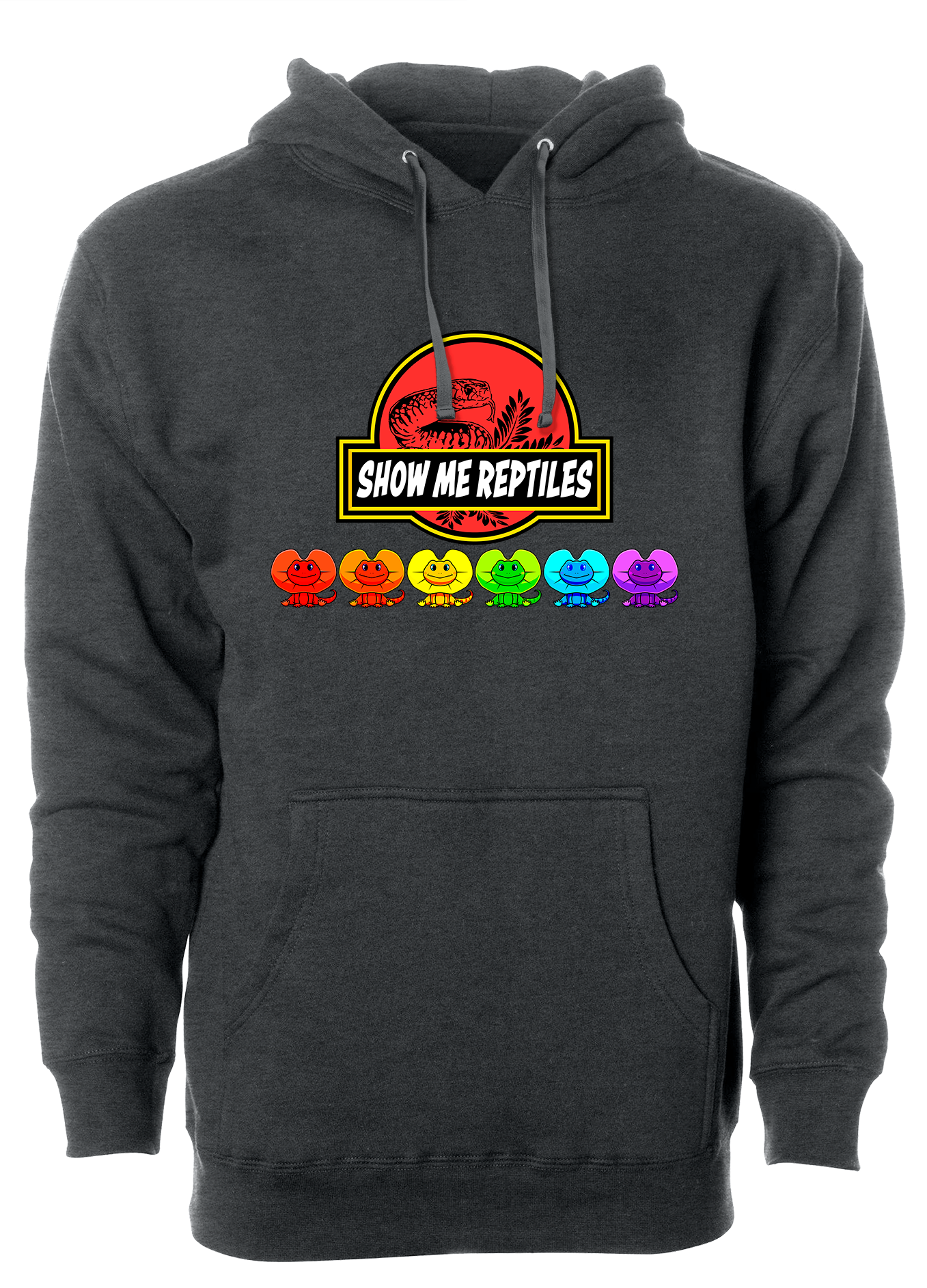 show me reptile show hoodie sweatshirt shirt reptiles dragon rainbow lgbt gay pride pets lizard charcoal grey gray