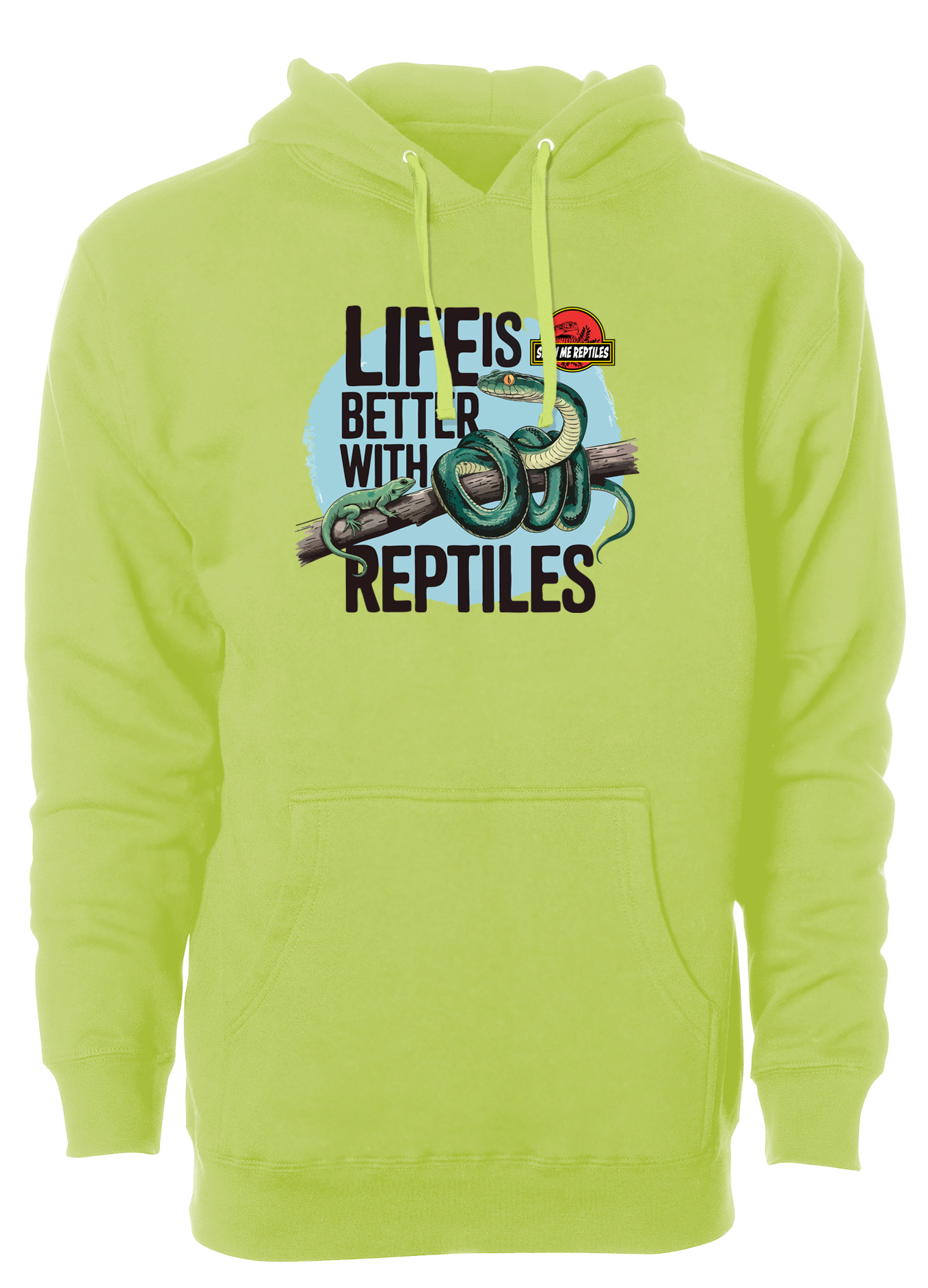 show me reptile show life is better with reptiles snake pet lizard hoodie sweatshirt yellow