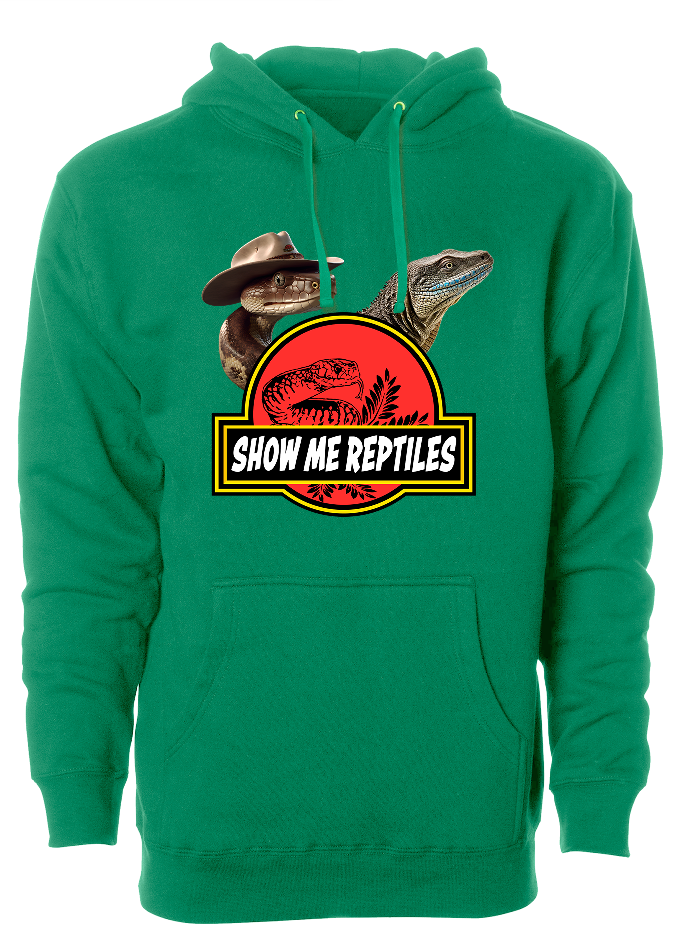 show me reptile show hoodie sweatshirt reptile pardners partners pets lizard monitor snake cowboy kelly green
