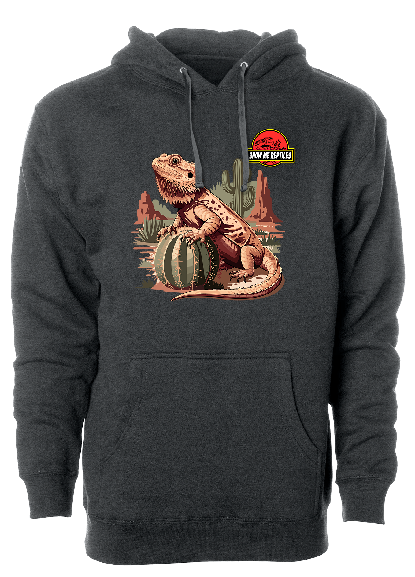 Show Me Reptiles Bearded Dragon Desert Hoodie