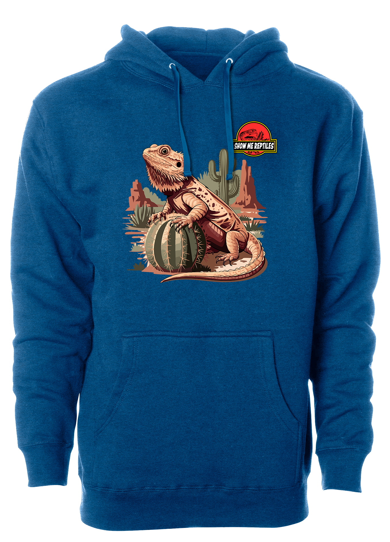Show Me Reptiles Bearded Dragon Desert Hoodie