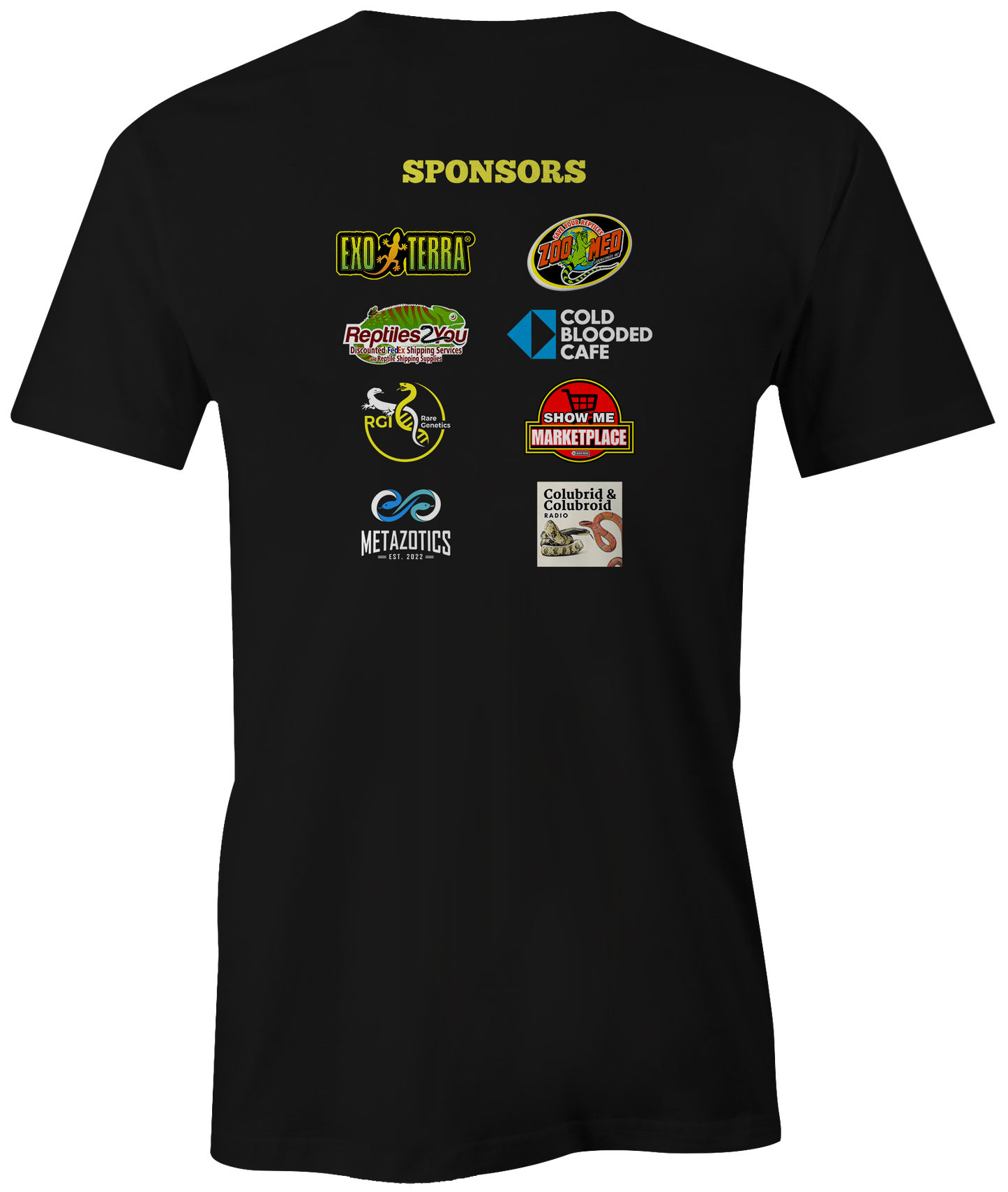 Show Me Reptiles Colubridfest 2025 Commemorative Tee