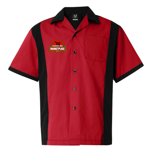 MARKETPLACE Employee Show Me Reptiles Retro Camp / Bowling Shirt