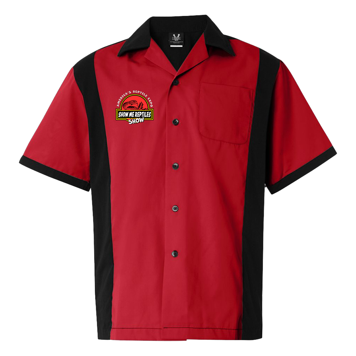 SHOW Employee Show Me Reptiles  Retro Camp / Bowling Shirt