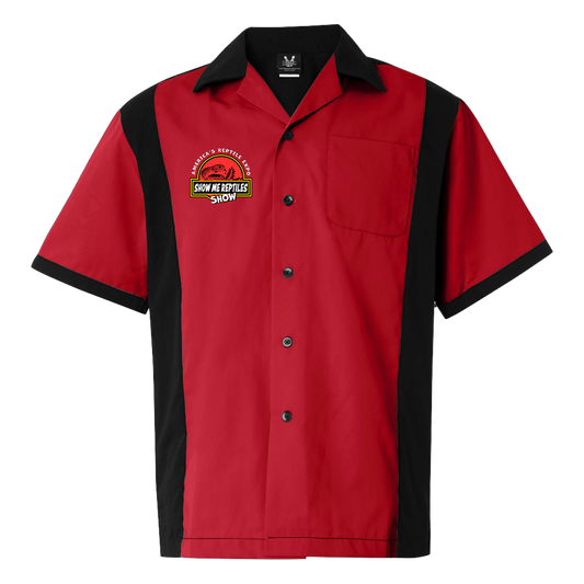 SHOW Employee Show Me Reptiles  Retro Camp / Bowling Shirt