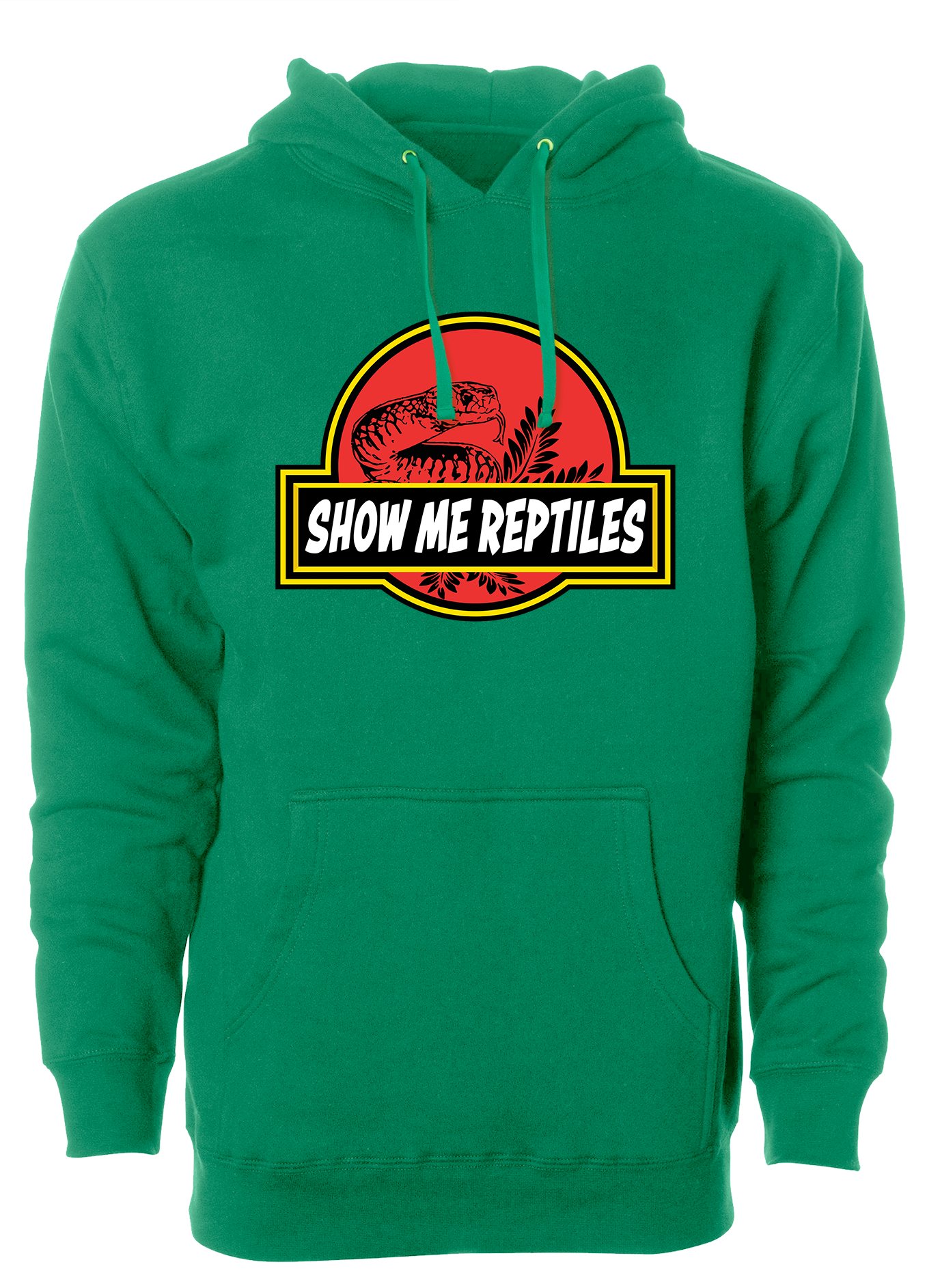 show me reptile show reptiles hoodie classic logo sweatshirt shirt snake lizard pets kelly green