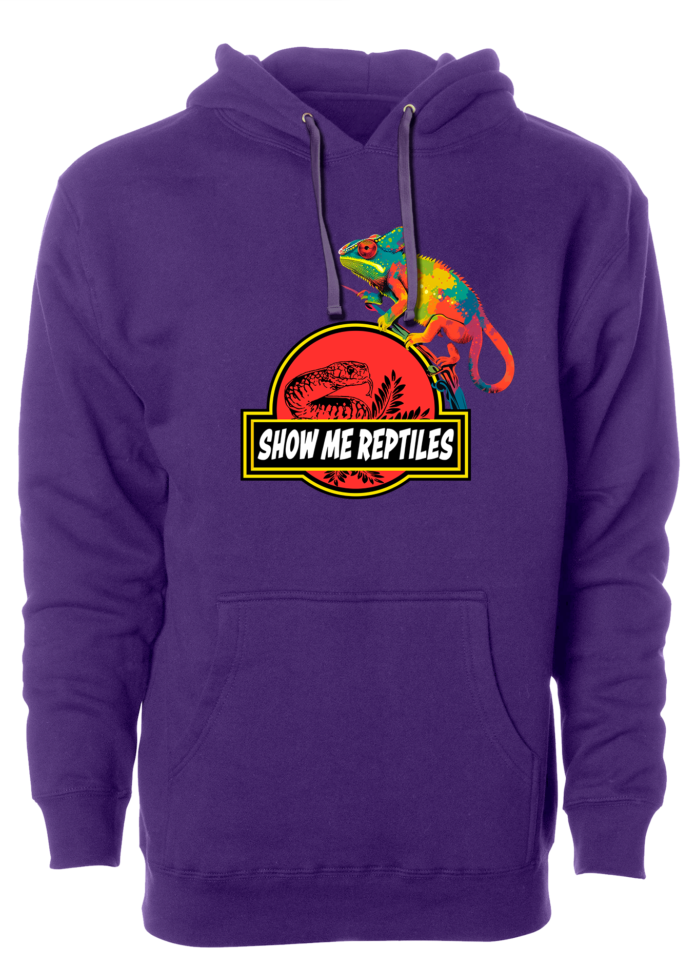 show me reptile show reptile chameleon hoodie shirt sweatshirt lizard pet logo colorful purple