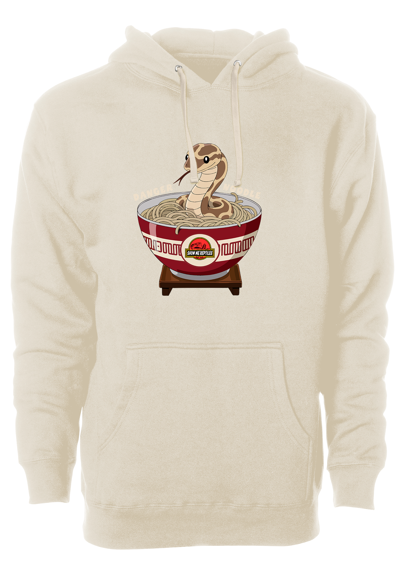 show me reptile show reptiles hoodie sweatshirt shirt danger noodle snake funny meme asian bone off white sand cream
