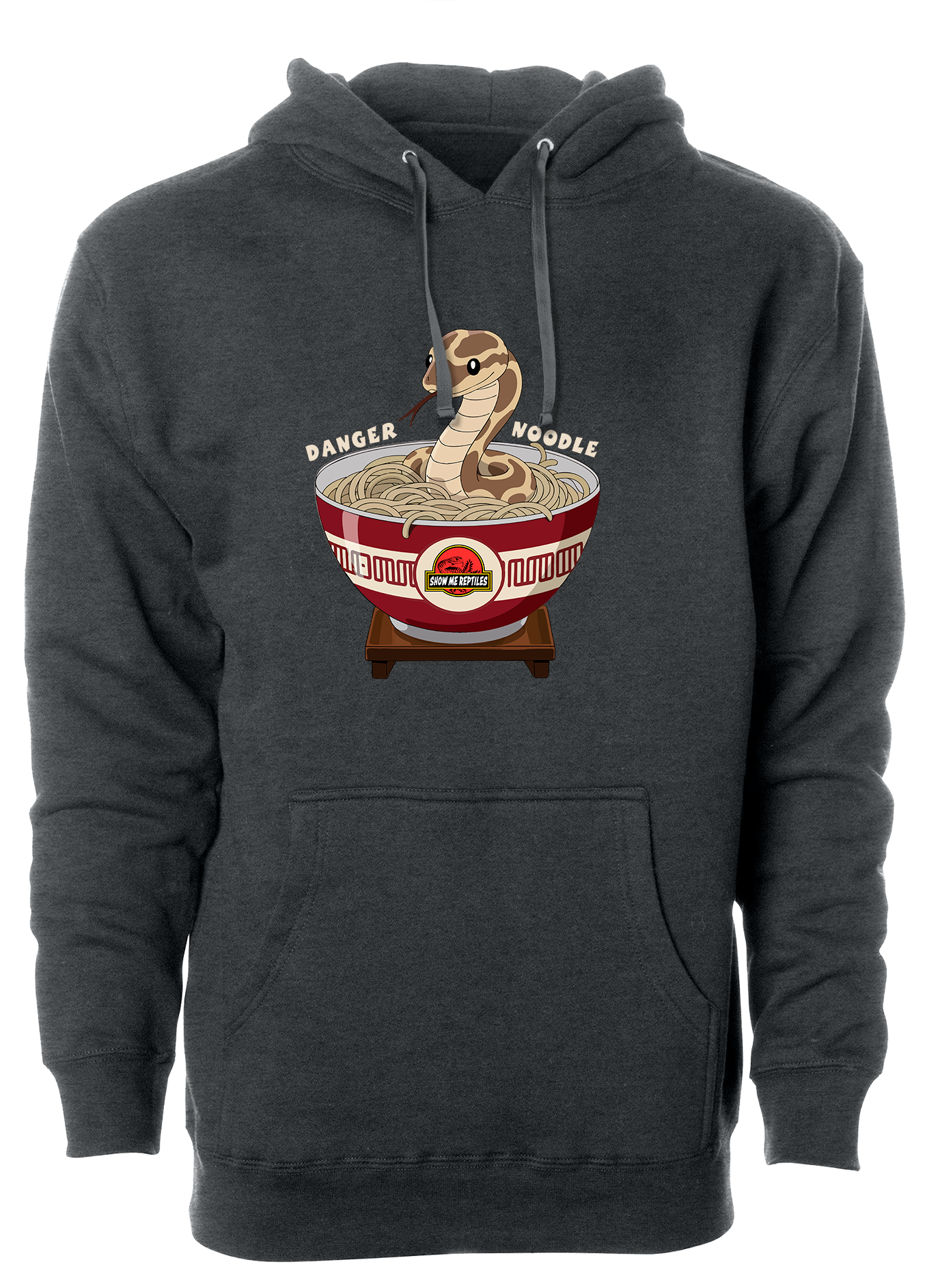 show me reptile show reptiles hoodie sweatshirt shirt danger noodle snake funny meme asian charcoal grey gray
