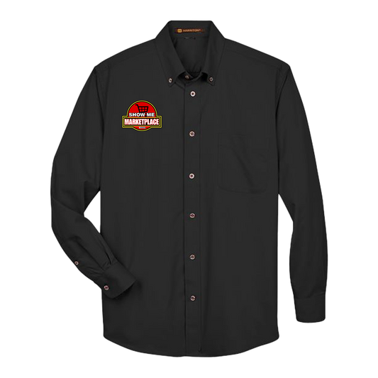 MARKETPLACE Employee Show Me Reptiles Dress Shirt Long Sleeve