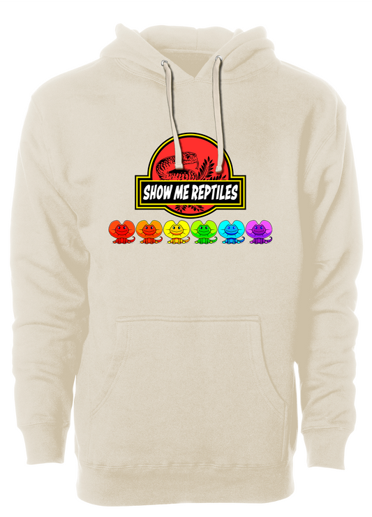 show me reptile show hoodie sweatshirt shirt reptiles dragon rainbow lgbt gay pride pets lizard bone sand off white