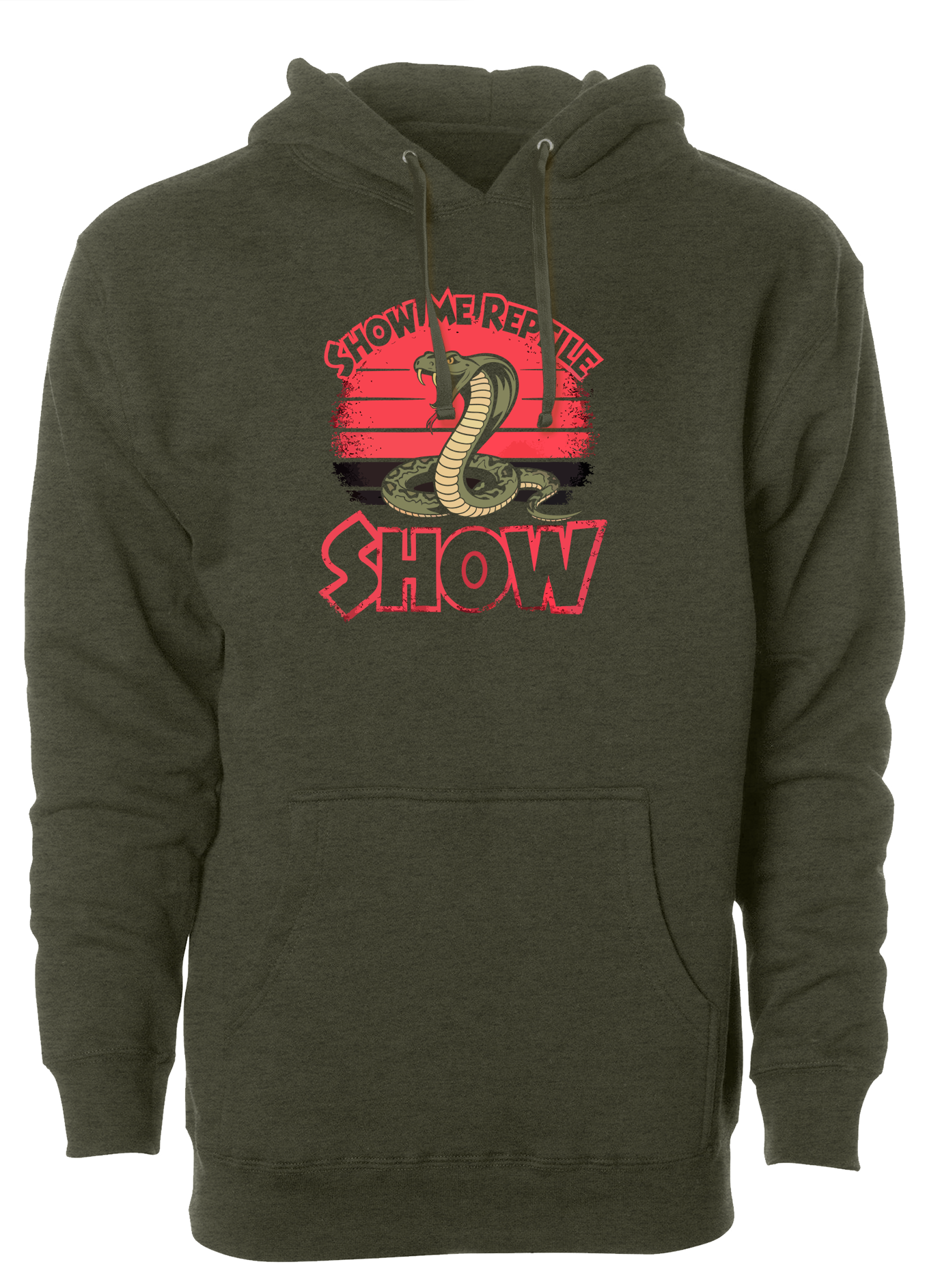 show me reptile show reptile hoodie sweatshirt cobra snake pet karate kid red black army green