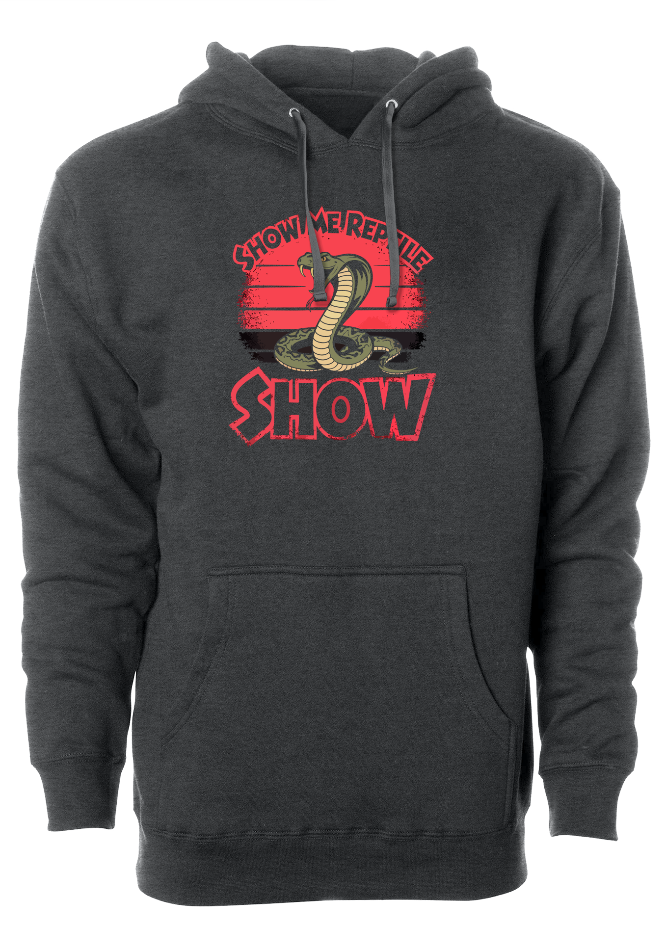 show me reptile show reptile hoodie sweatshirt cobra snake pet karate kid red black charcoal