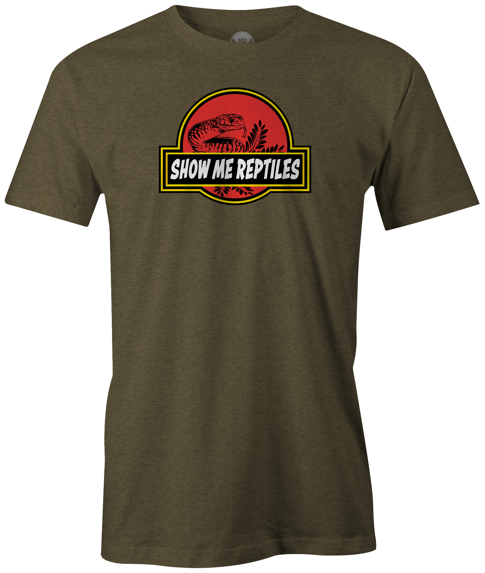 reptile shirt tee shirt t-shirt show me reptiles classic logo snake lizard black red yellow army green