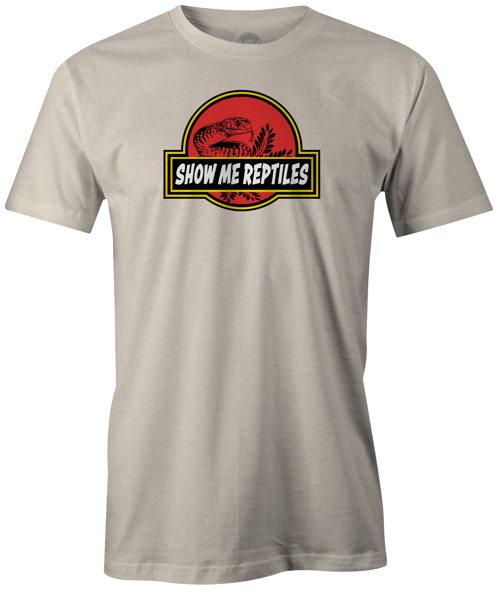 reptile shirt tee shirt t-shirt show me reptiles classic logo snake lizard black red yellow sand off white