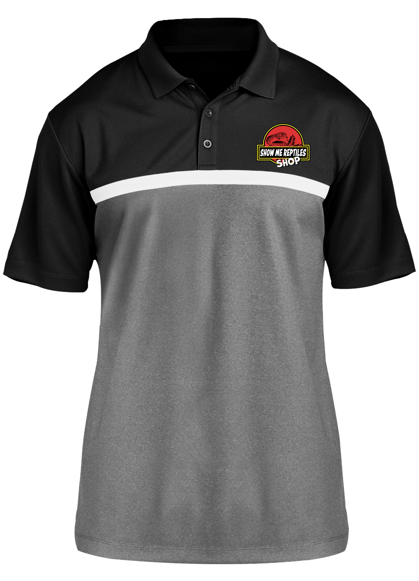 SHOP Employee Show Me Reptiles Sport Tek Polo