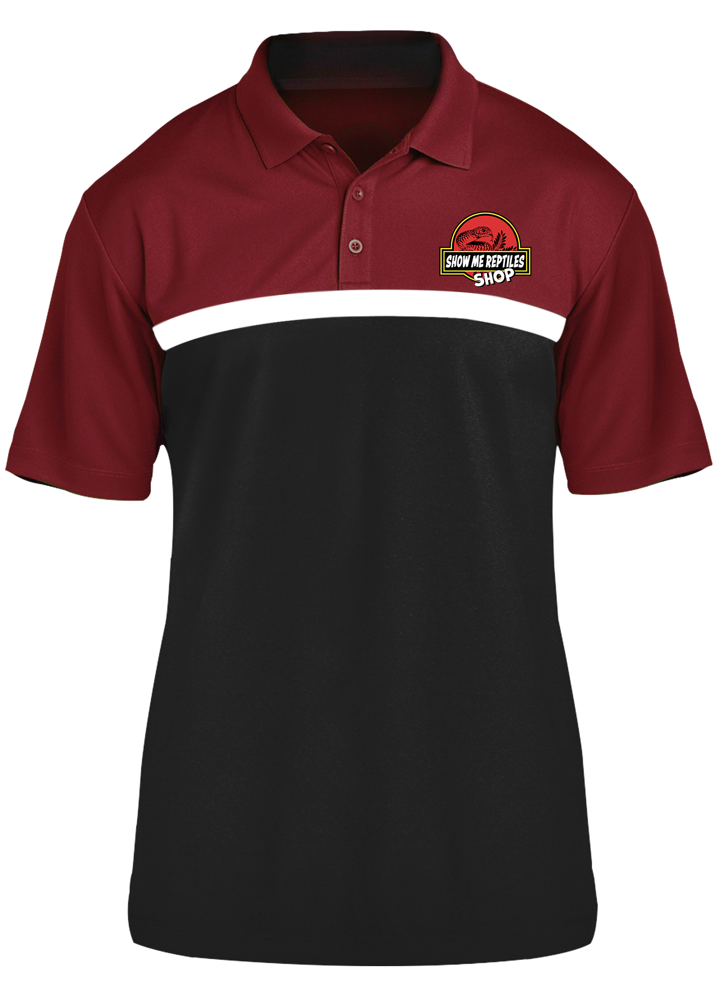 SHOP Employee Show Me Reptiles Sport Tek Polo