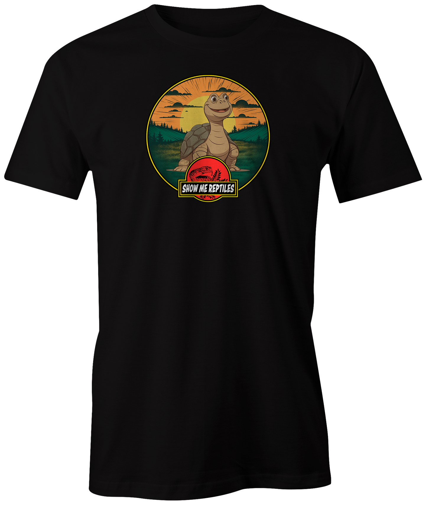 t-shirt tee shirt tortoise show me reptile show pet reptiles turtle animal black